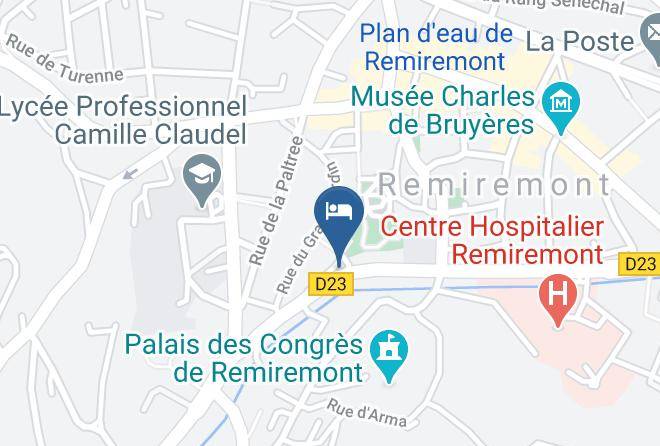 Vosges - Inter Hotel Arum Maps