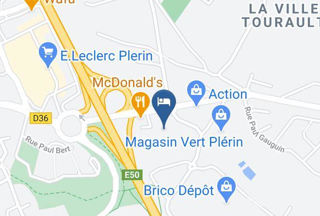 Cotes D Armor - Originals Hotel Au Chene Vert Maps
