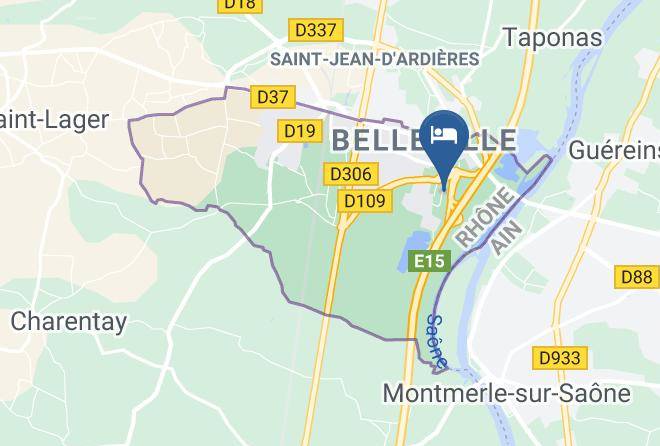 Rhone - Inter Hotel Belleville Maps