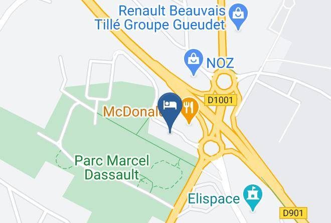 Oise - The Originals City City Hotel Beauvais Maps