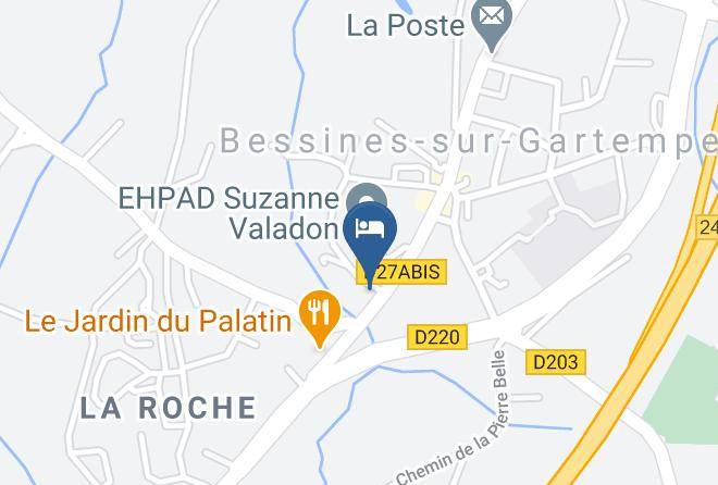 Haute Vienne - Inter Hotel De France Adherent Maps