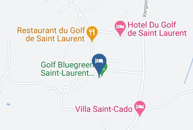 Morbihan - Hotel Du Golf De Saint Laurent The Originals Relais Maps
