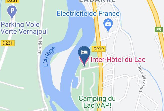 Ariege - Inter Hotel Du Lac Maps