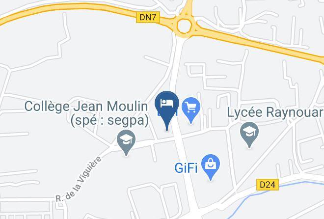 Var - Inter Hotel La Belle Etape Maps