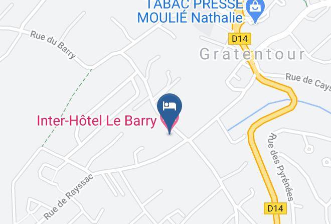 Haute Garonne - Inter Hotel Le Barry Maps