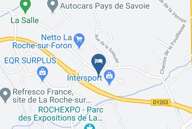 Haute Savoie - Hotel Le Foron Maps