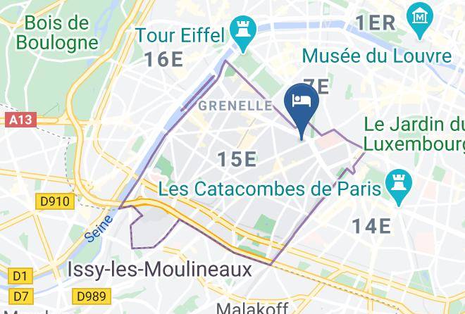 Paris - Inter Hotel Lecourbe Maps