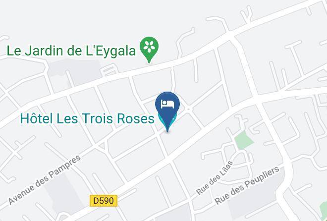 Isere - Hotel Les Trois Roses Maps