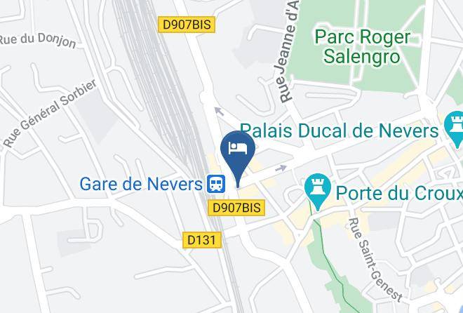 Nievre - Hotel The Originals Nevers Centre Gare Maps
