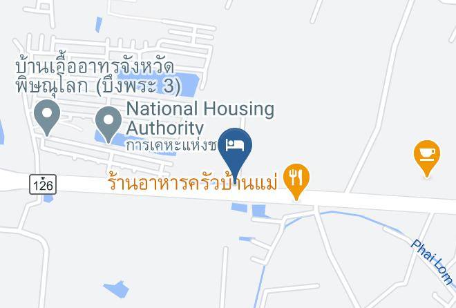 Amphoe Mueang Phitsanulok - Inter Orchid Resort Hotel Maps