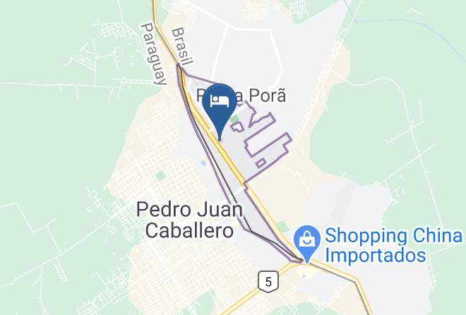 Ponta Pora - Inter Park Hotel Maps