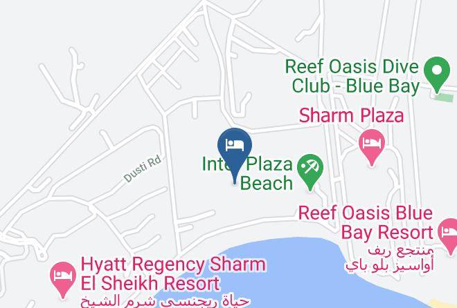 Continental Garden Reef Resort Map