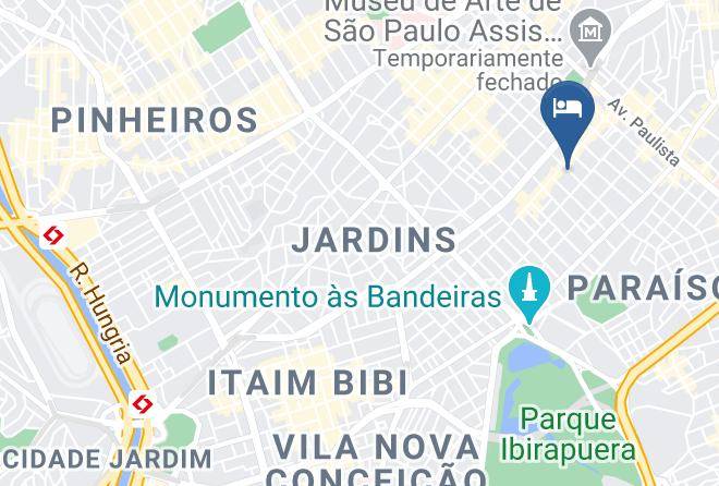 Hotel Intercity Interative Jardins Map