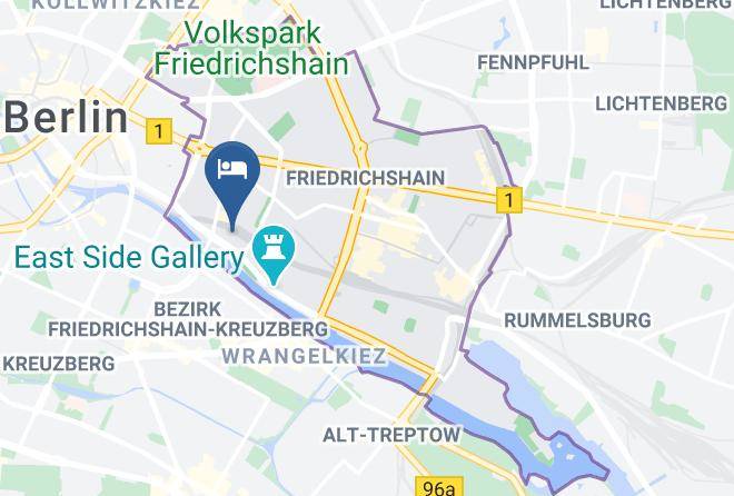 Stadt Berlin - Intercityhotel Berlin Ostbahnhof Maps