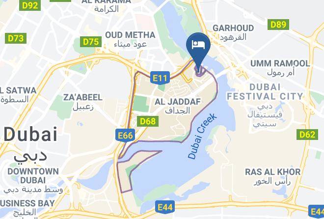 Dubai - Intercityhotel Dubai Jaddaf Waterfront Maps