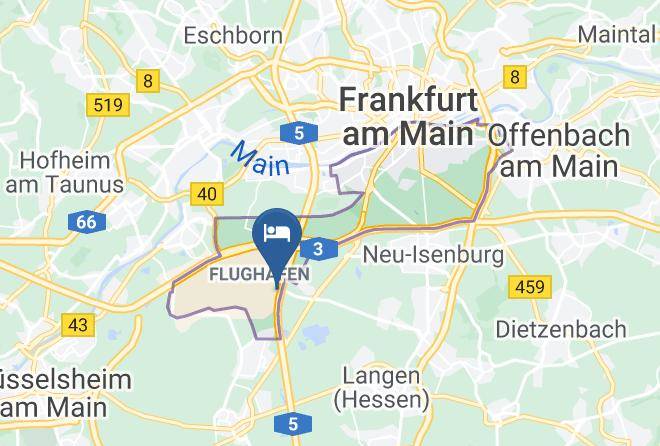 Intercityhotel Frankfurt Airport Map