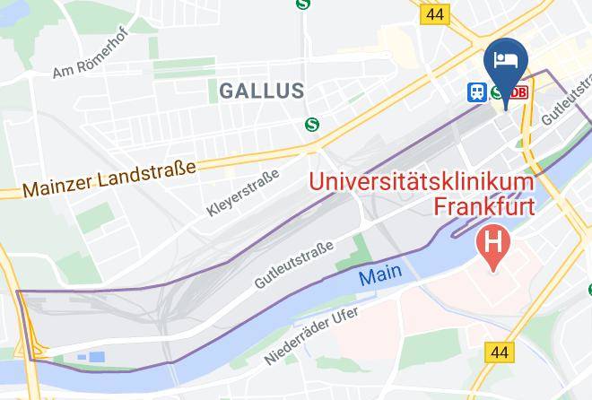 Frankfurt Am Main - Intercityhotel Frankfurt Hauptbahnhof Sud Maps