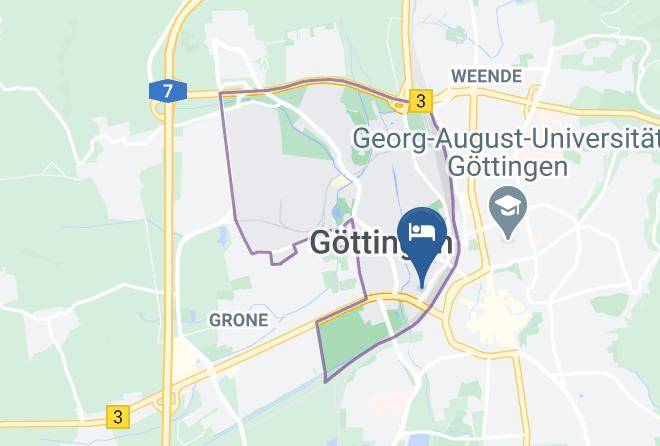 Ghotel Hotel & Living Gottingen Kaart - Lower Saxony - Gottingen