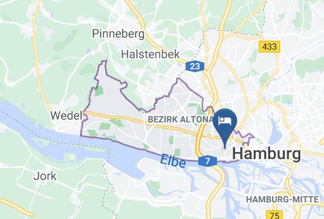 Stadt Hamburg - Intercityhotel Hamburg Altona Maps