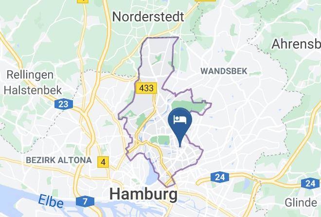 Stadt Hamburg - Intercityhotel Hamburg Barmbek Maps