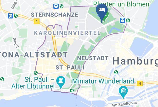 Stadt Hamburg - Intercityhotel Hamburg Dammtor Messe Maps