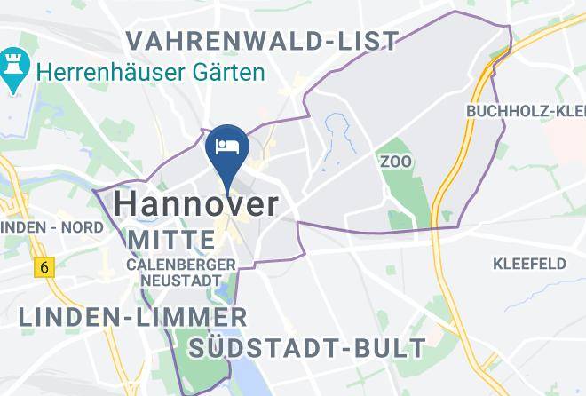 Intercityhotel Hannover Map