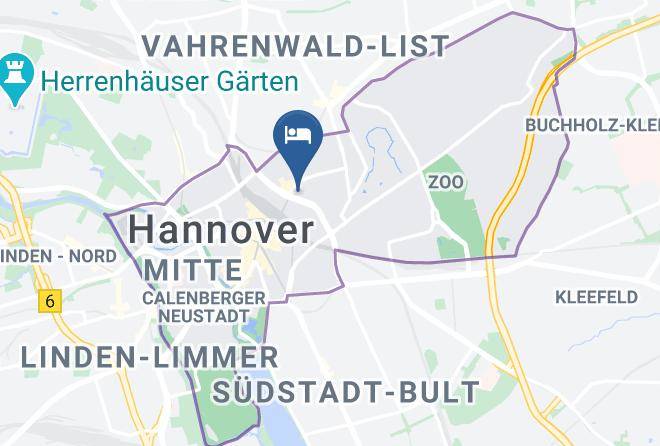 Stadt Hannover - Intercityhotel Hannover Hauptbahnhof Ost Maps
