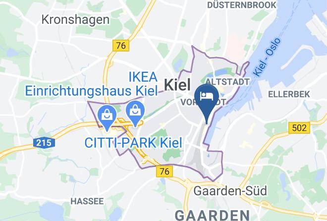 Intercityhotel Kiel Map