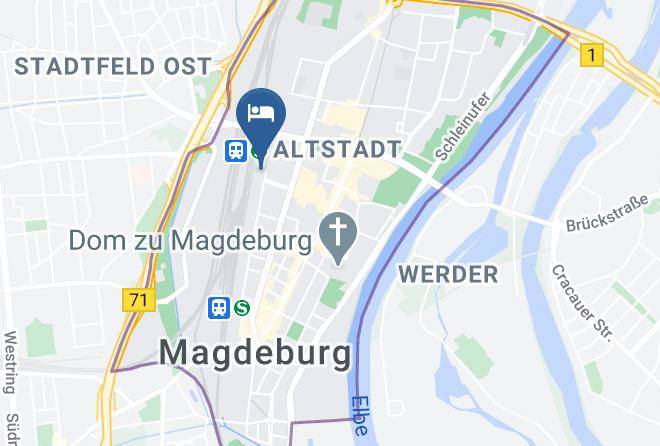 Intercityhotel Magdeburg Map