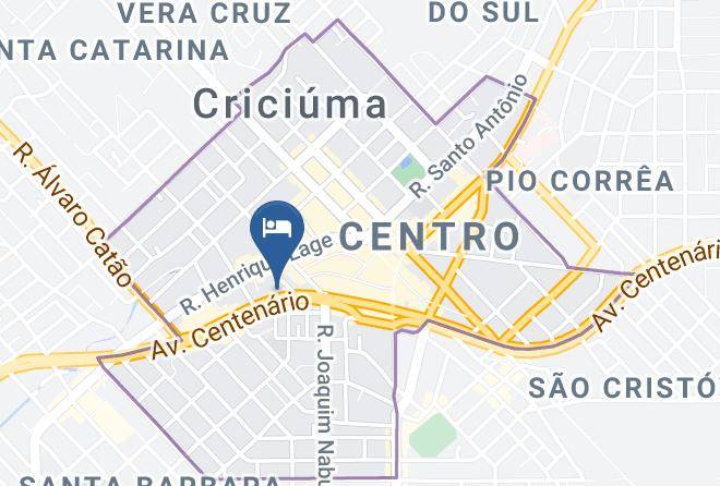 Criciuma - Interclass Hotel Criciuma Maps