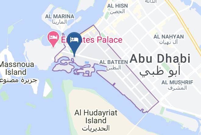 Intercontinental Abu Dhabi Map