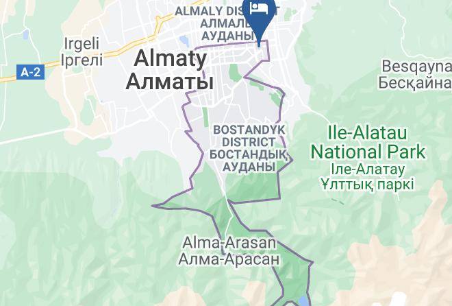 Almaty City - Intercontinental Almaty Maps