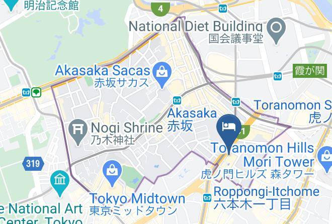 Minato Ward - Intercontinental Ana Tokyo Maps