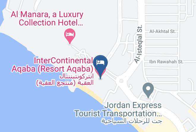 Al Aqaba Qasabah - InterContinental Aqaba Maps