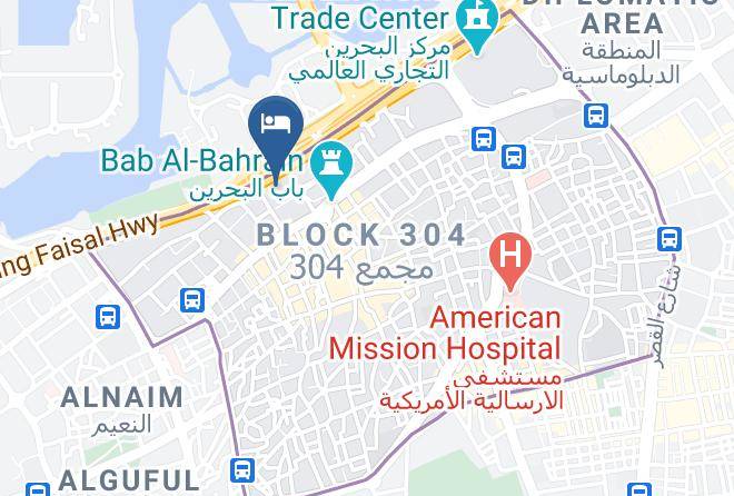 Intercontinental Bahrain Map
