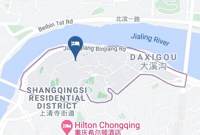Yuzhong District - Intercontinental Chongqing Raffles City Maps
