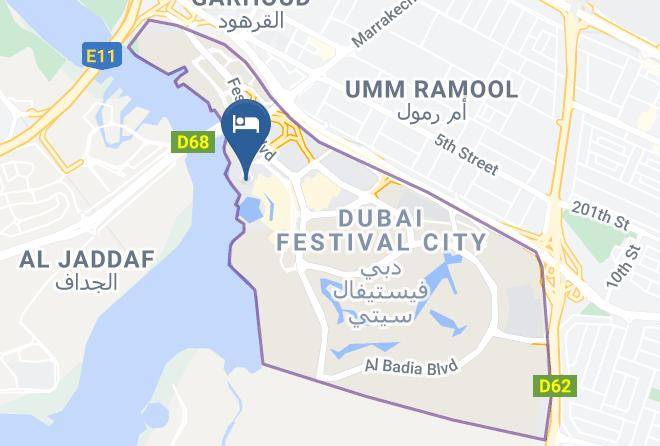 Dubai - Intercontinental Dubai Festival City Maps