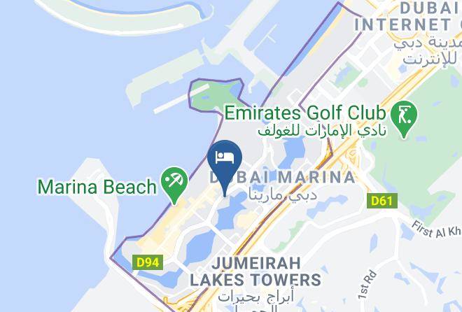 Dubai - Intercontinental Dubai Marina Maps