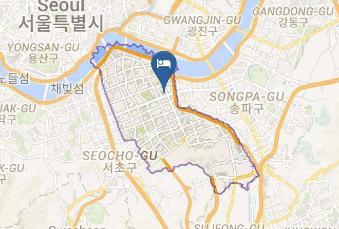 Gangnamgu - Intercontinental Grand Seoul Parnas Maps