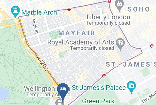 London - Intercontinental London Park Lane Maps
