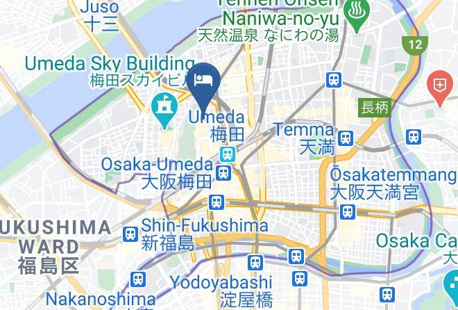 Osaka City Kita Ward - Intercontinental Osaka Maps