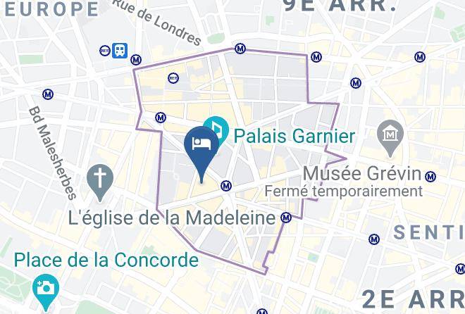 Paris - Intercontinental Paris Le Grand Maps