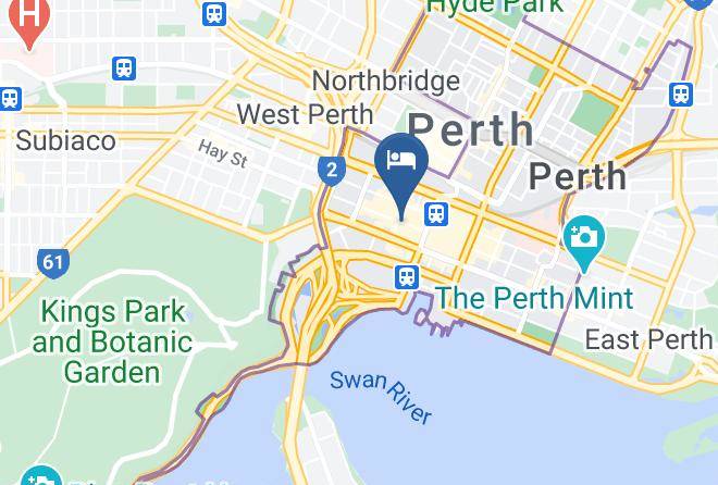 Perth - Intercontinental Perth City Centre Maps