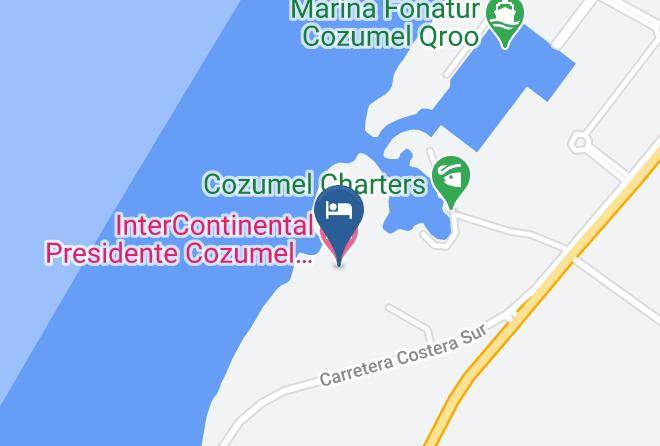 Cozumel - Intercontinental Presidente Cozumel Resort Spa Maps