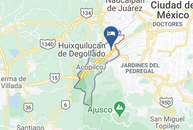 Cuajimalpa De Morelos - Intercontinental Presidente Santa Fe Maps