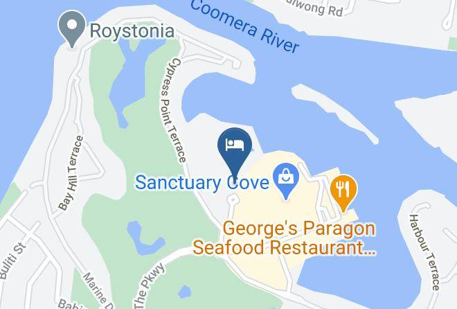 Gold Coast - Intercontinental Sanctuary Cove Resort Maps