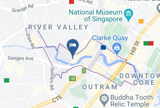 Singapore River - Intercontinental Singapore Robertson Quay Maps