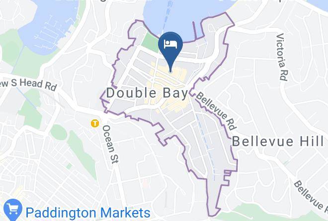 Intercontinental Sydney Double Bay Map