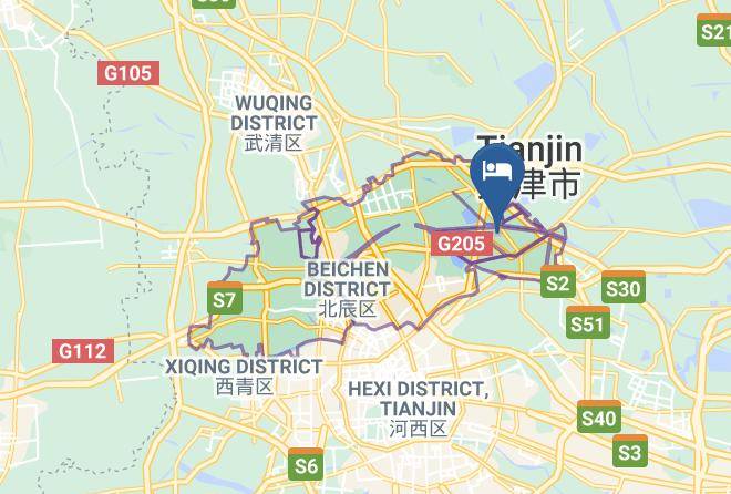 Beichen District - Intercontinental Tianjin Yujiapu Hotel & Residences Maps