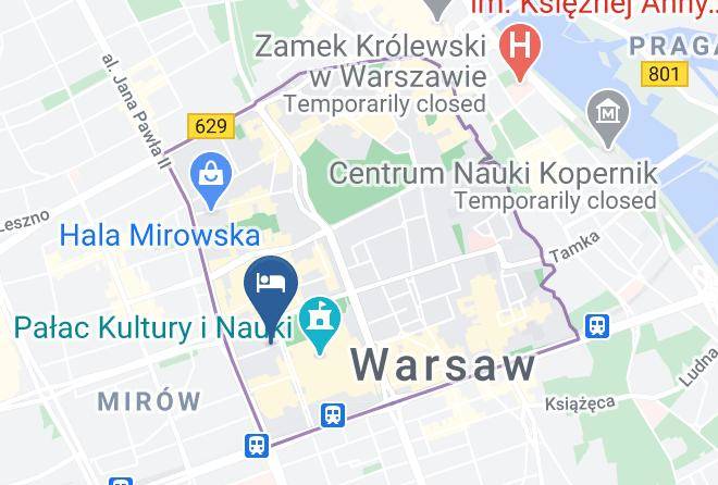 Warsaw - Intercontinental Warsaw Maps